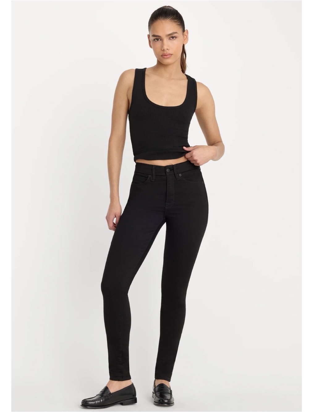 Good American Never Fade Good Legs Skinny Jeans